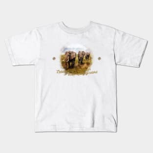 Nature finds expression in the beauty of colors Kids T-Shirt